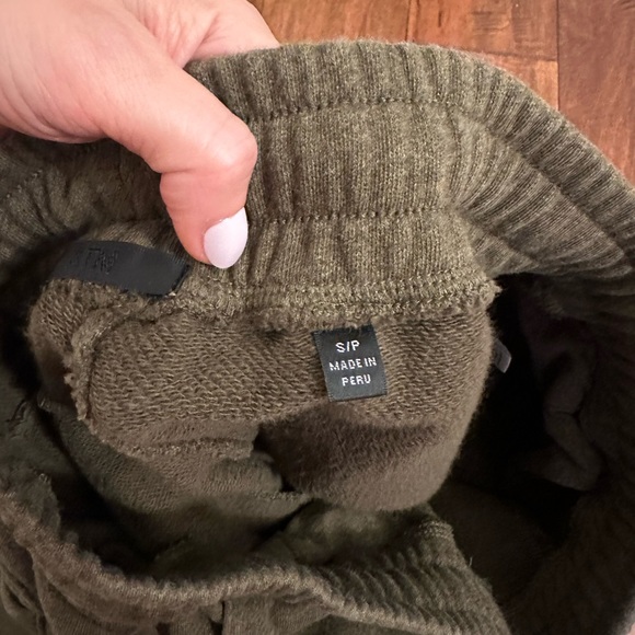 ATM Anthony Thomas Melillo Mlange French Terry Joggers in Olive Green Sz Small - Picture 12 of 13